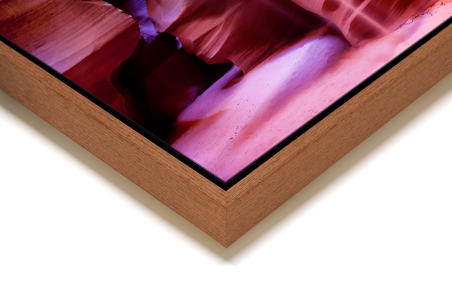 sands of time Antelope Canyon Arizona USA buy limited edition photograph landscape Full Light Floating Tray Frame Solid Wood Acrylic Paul Reiffer