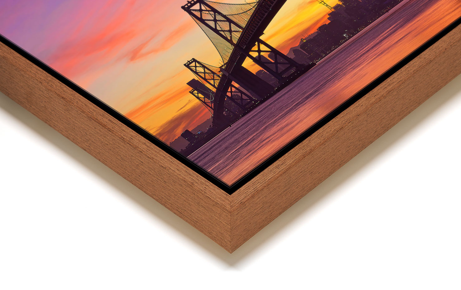 save me san francisco San Francisco California USA buy limited edition photograph landscape Full Light Floating Tray Frame Solid Wood Acrylic Paul Reiffer