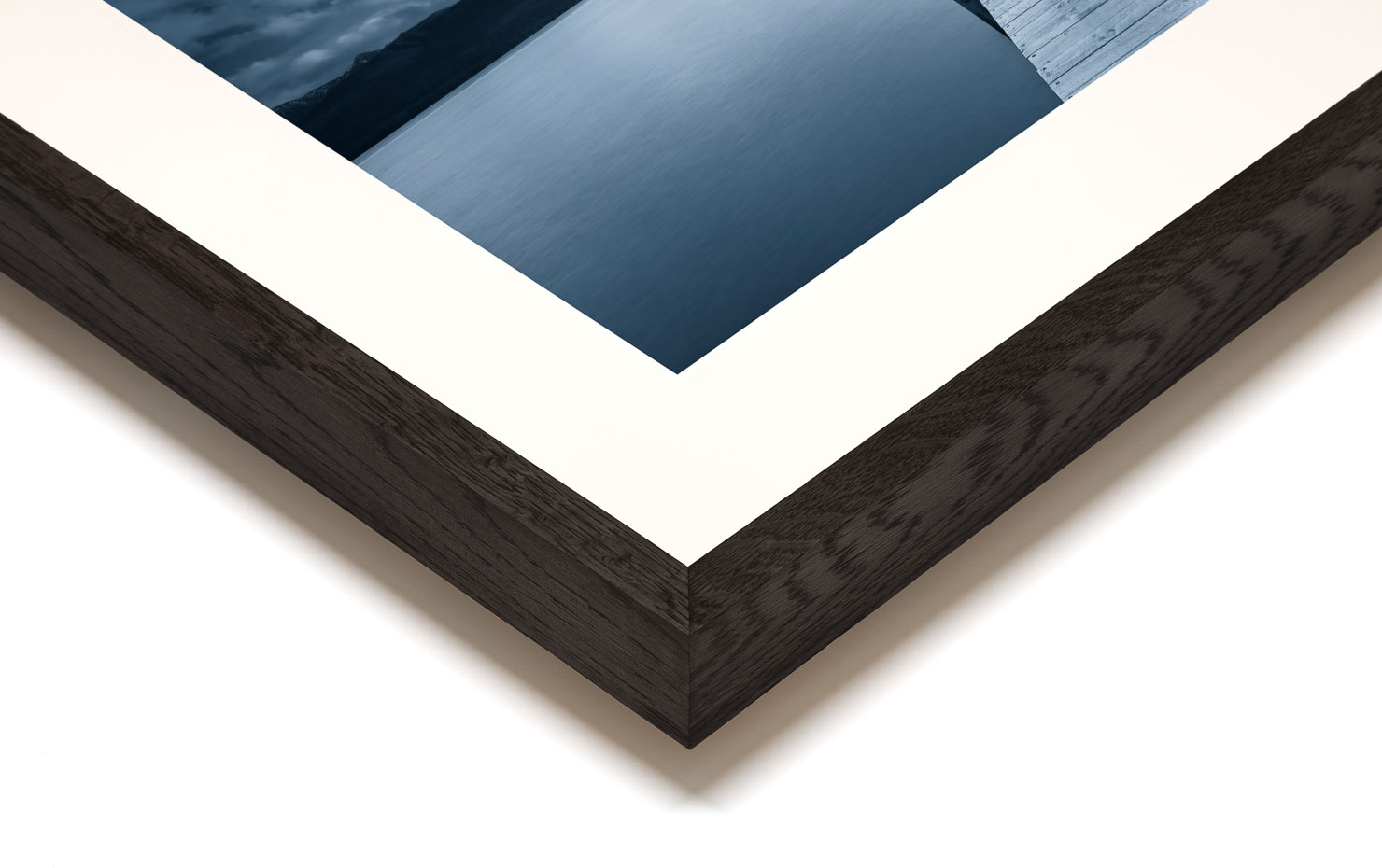 settle Te Anau New Zealand buy limited edition photograph landscape Full Dark Solid Wood Frame Paul Reiffer