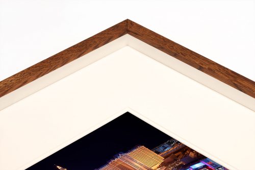 sin city Las Vegas Nevada USA buy limited edition photograph landscape Full Solid Wood Double Mount Recessed Frame Paul Reiffer