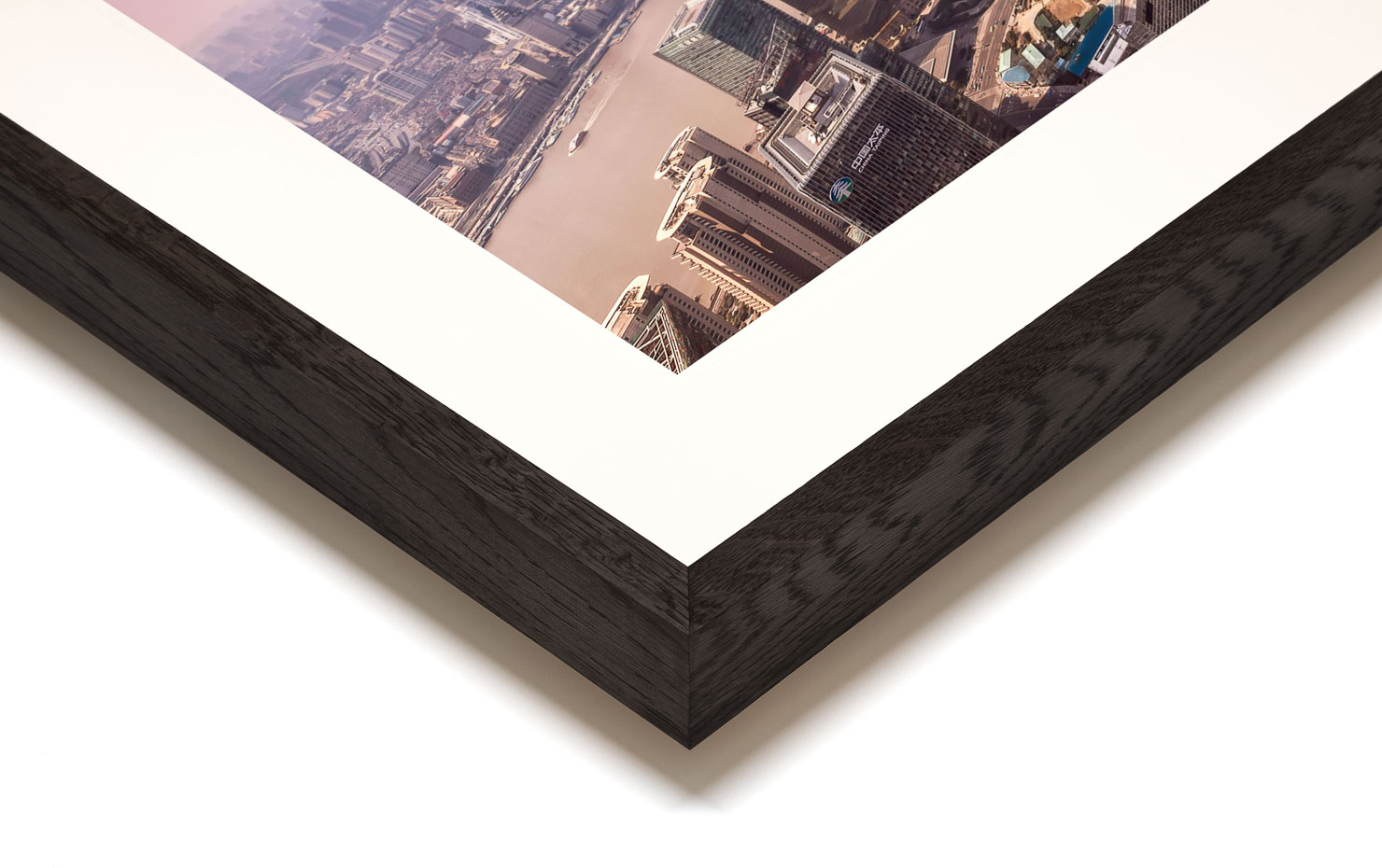 sky high Shanghai China buy limited edition photograph landscape Full Dark Solid Wood Frame Paul Reiffer