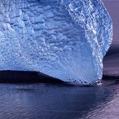 solitaire Jokulsarlon Iceland buy limited edition photograph landscape Detail
