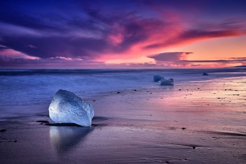 solitaire Jokulsarlon Iceland buy limited edition photograph landscape Full