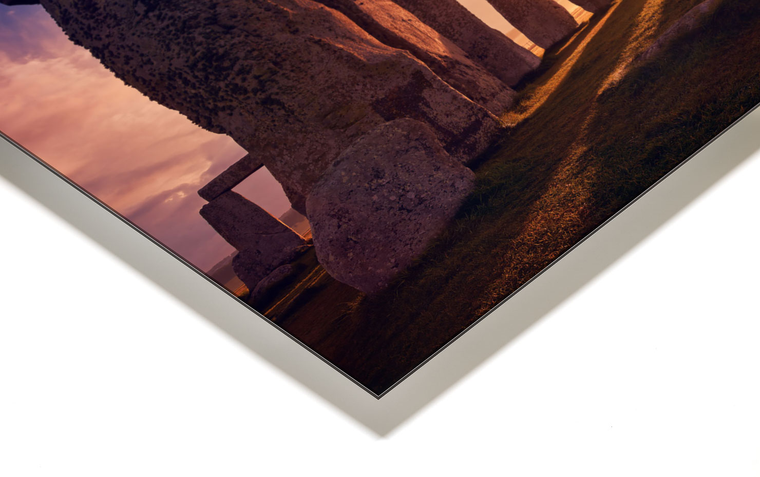 solstice Amesbury England buy limited edition photograph landscape Full Acrylic Aluminium Metal Frame Paul Reiffer