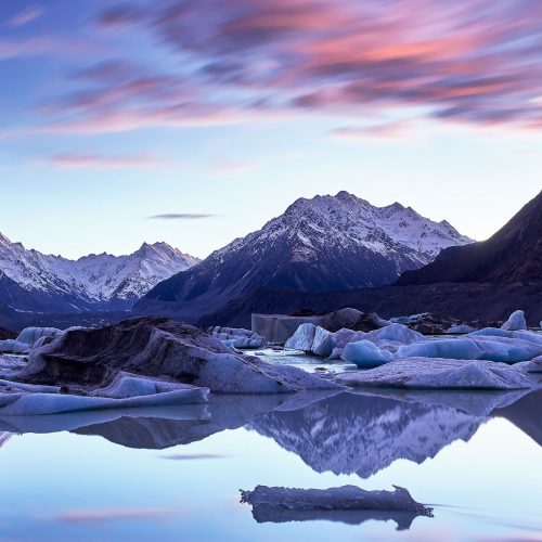 thaw Aoraki Mount Cook New Zealand buy limited edition photograph landscape Detail