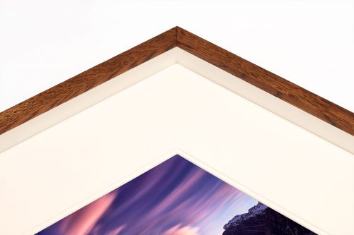 thaw Aoraki Mount Cook New Zealand buy limited edition photograph landscape Full Solid Wood Double Mount Recessed Frame Paul Reiffer