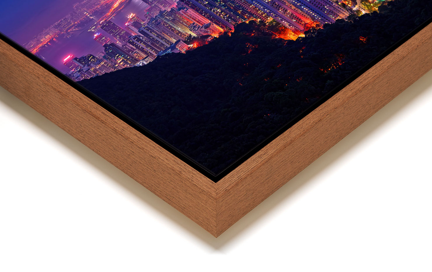 the cauldron Hong Kong Island Hong Kong buy limited edition photograph landscape Full Light Floating Tray Frame Solid Wood Acrylic Paul Reiffer