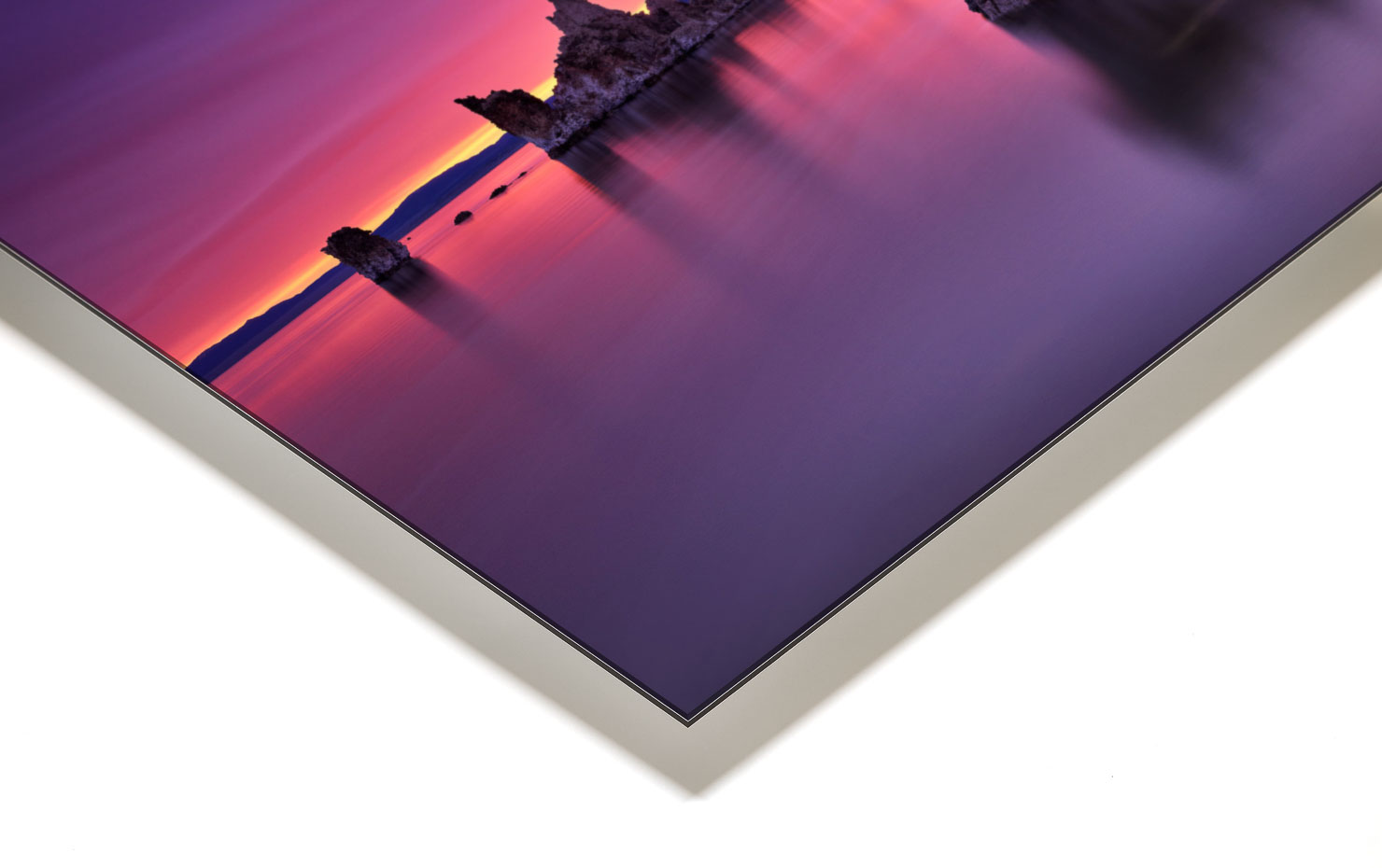 the other world Mono Lake USA buy limited edition photograph landscape Full Acrylic Aluminium Metal Frame Paul Reiffer