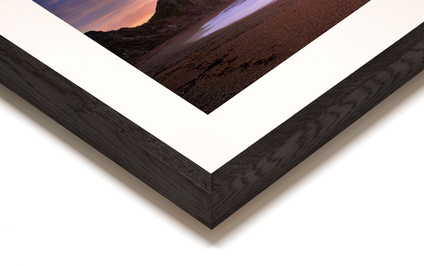 through the keyhole Durdle Door England buy limited edition photograph landscape Full Dark Solid Wood Frame Paul Reiffer