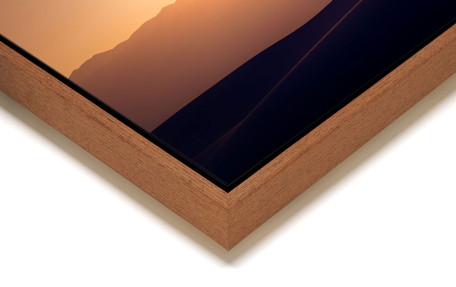 time for coffee Death Valley USA buy limited edition photograph landscape Full Light Floating Tray Frame Solid Wood Acrylic Paul Reiffer
