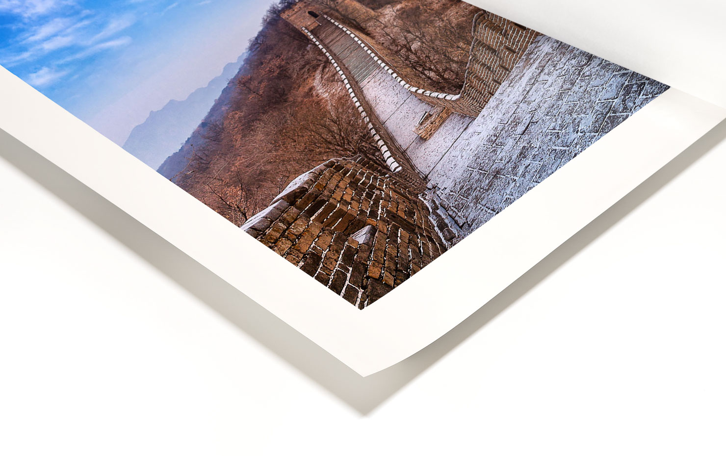 touch of frost Great Wall Beijing China buy limited edition photograph landscape Full Ultra Hd Print Paul Reiffer