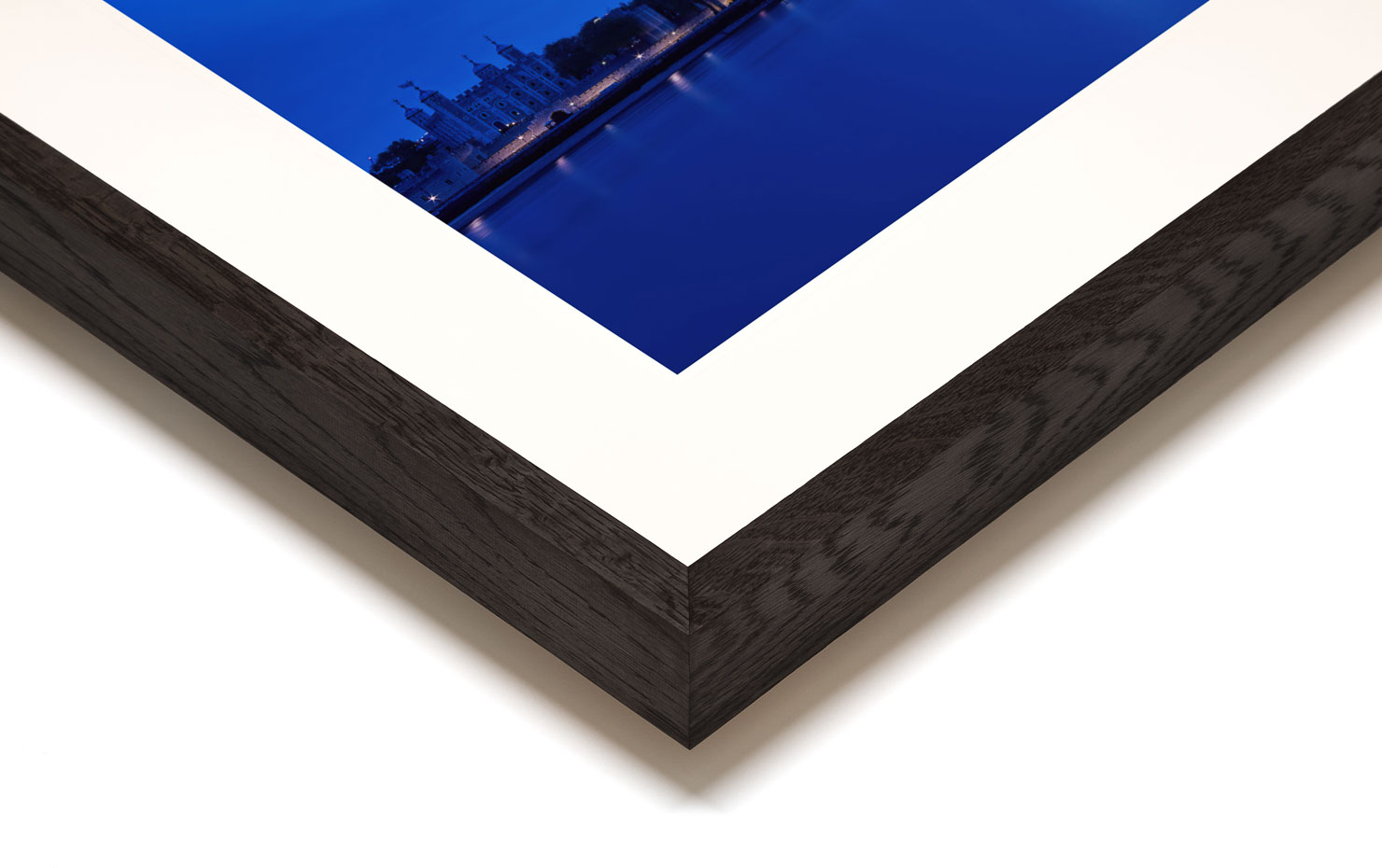 tower blues London England buy limited edition photograph landscape Full Dark Solid Wood Frame Paul Reiffer