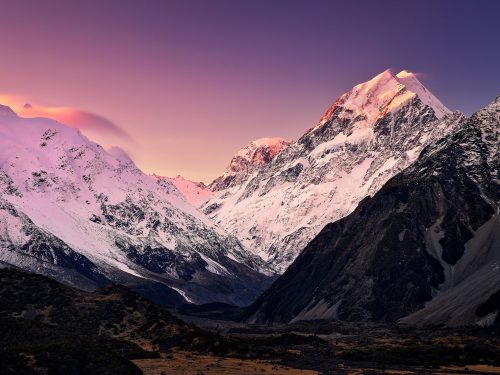 whisper Aoraki Mount Cook New Zealand buy limited edition photograph landscape Full
