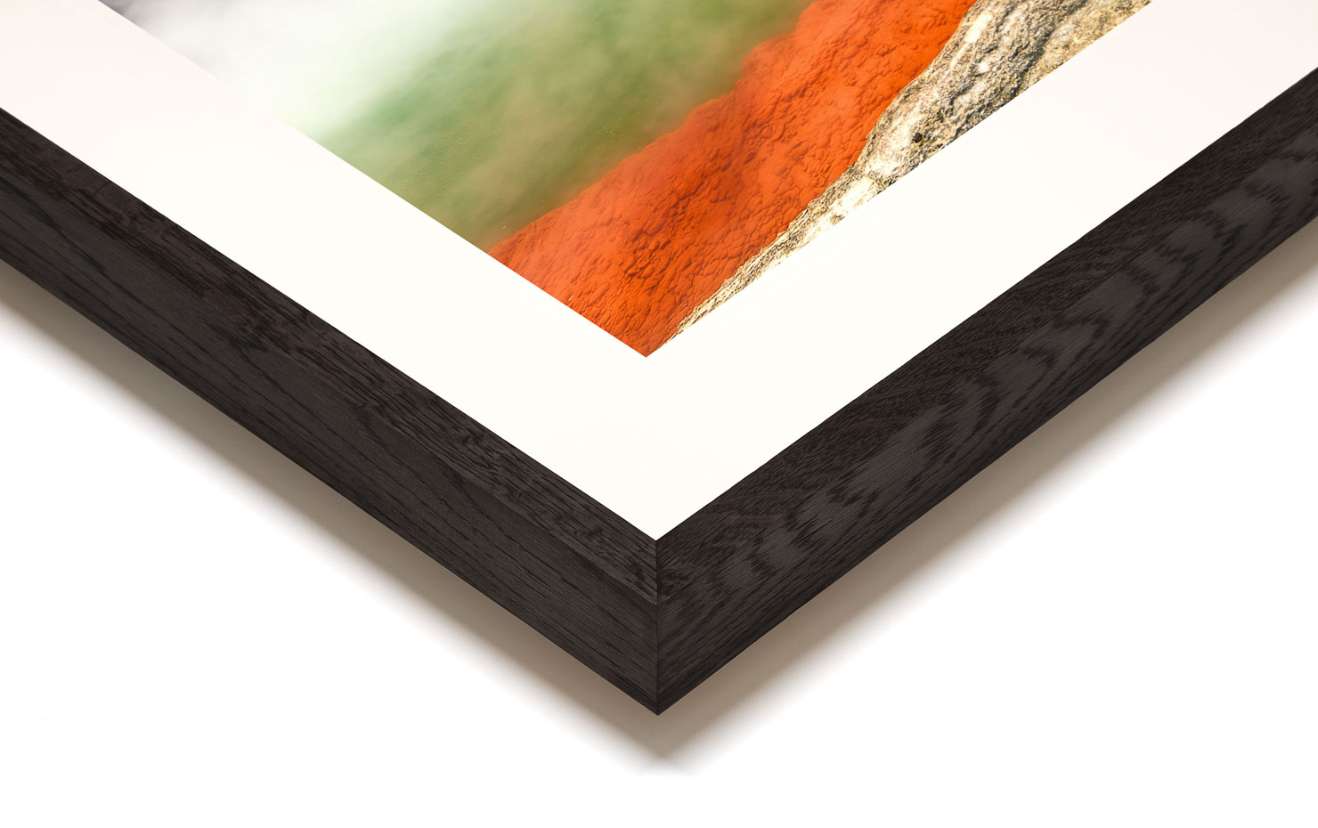 witches brew Rotorua New Zealand buy limited edition photograph landscape Full Dark Solid Wood Frame Paul Reiffer