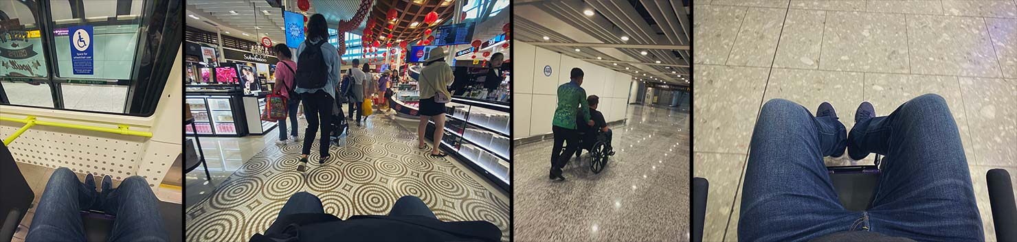 Travel Wheelchair Heathrow Doha Qatar Bali Paul Reiffer Fix Broken Back Yoga