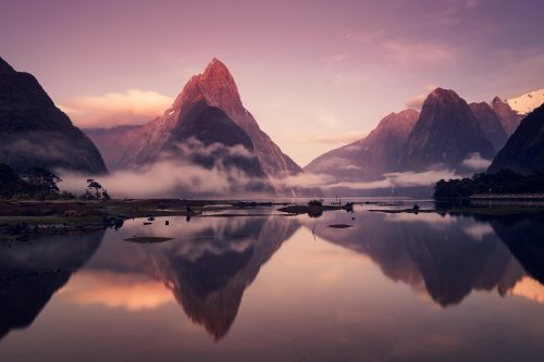 the sound of silence Milford Sound New Zealand buy limited edition photograph landscape Full