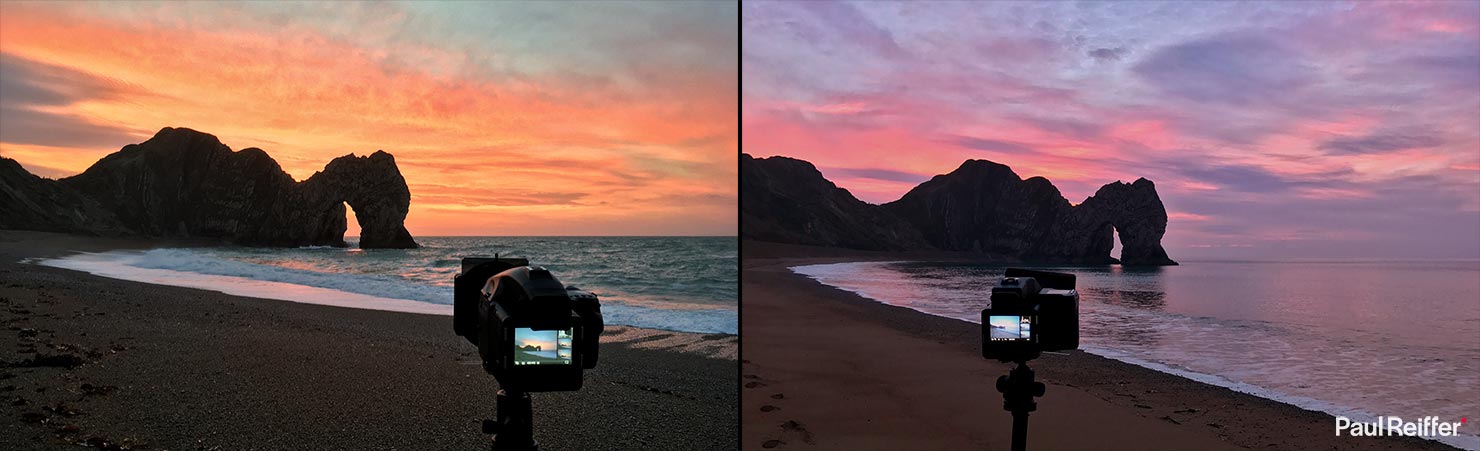 BTS Capturing Sunrise Beach Durdle Door South Coast England Arch Natural Ocean Phase One Paul Reiffer Landscape