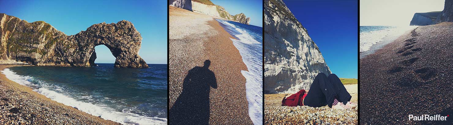 BTS Vintage Beach Walks Durdle Door 2000 1990 2010 Paul Reiffer