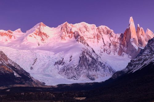 Paul Reiffer Patagonia Argentina Moonlight Mountain Photography Workshop Glacier Cerro Torre Fitz Roy Fitzroy Ice Snow