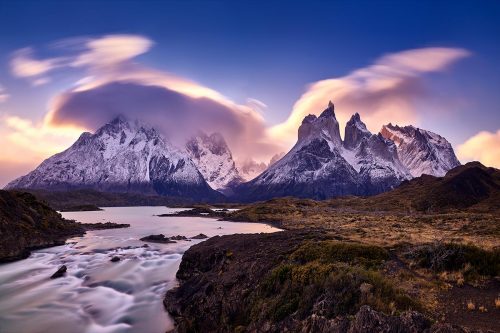 Paul Reiffer Patagonia Chile Photography Workshop Sunrise Still Torres del Paine Cerro Paine Grande Mirador Salto Grande