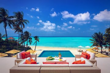 Niyama Edge Dining Bar Fahrenheit Blue Pool Infinity Maldives Ocean Hotel Hospitality Photography Luxury Resort Paul Reiffer Commercial Photographer