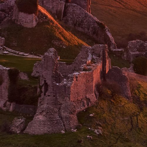 king of the castle Corfe Dorset UK buy limited edition photograph landscape Detail