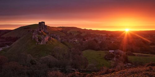 king of the castle Corfe Dorset UK buy limited edition photograph landscape Full