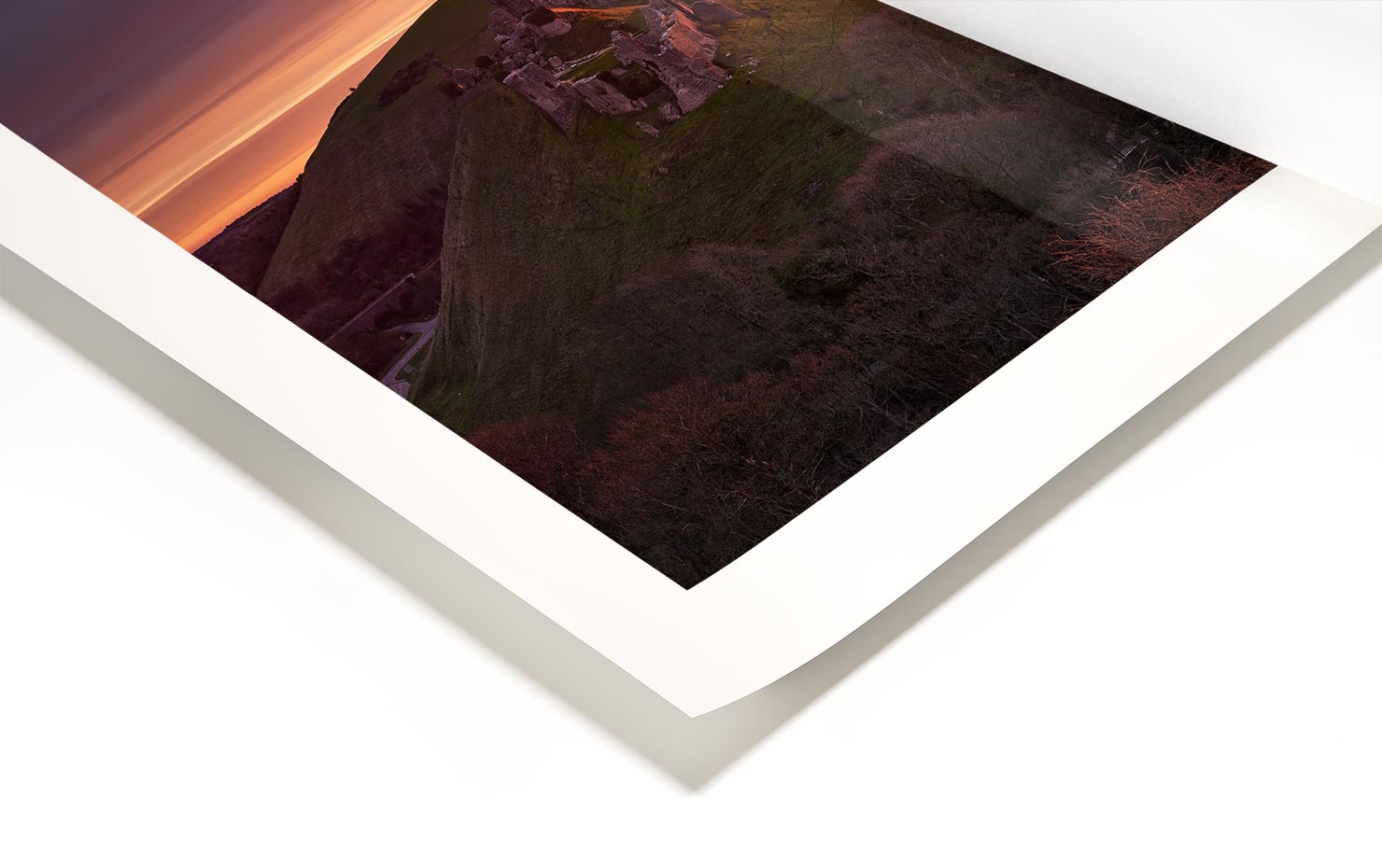 king of the castle Corfe Dorset UK buy limited edition photograph landscape Full Ultra Hd Print Paul Reiffer