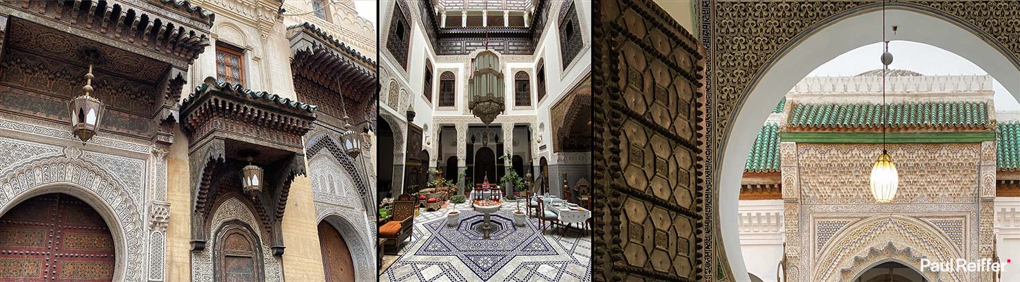 Riad Fes Maya Ryad Hotel Architecture Fez City Inside Walls Old Original Ornate Views Buildings Traditional Paul Reiffer iPhone Photography Travel Morocco