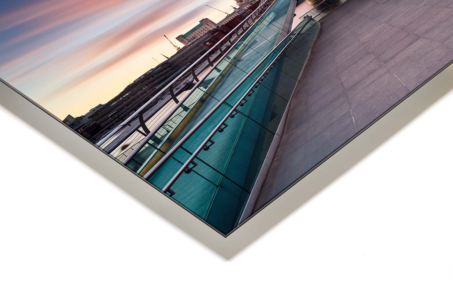 new beginnings St Pauls Cathedral London England buy limited edition photograph landscape Full Acrylic Aluminium Metal Frame Paul Reiffer