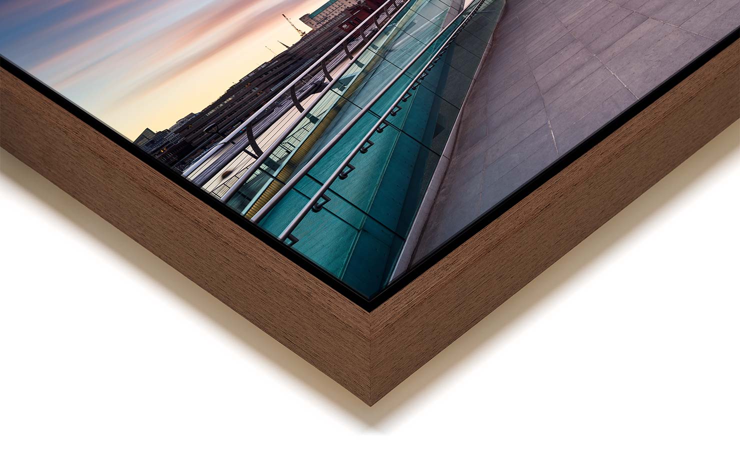 new beginnings St Pauls Cathedral London England buy limited edition photograph landscape Full Dark Floating Tray Frame Solid Wood Acrylic Paul Reiffer