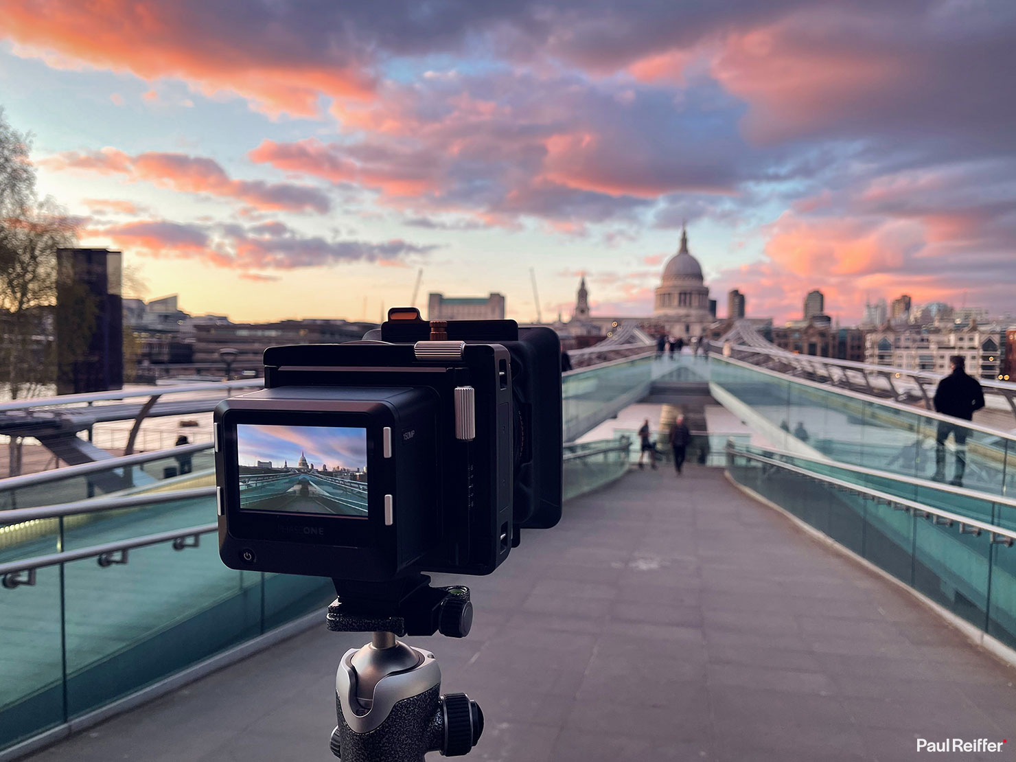 BTS New Beginnings St Pauls Millennium Bridge City Of London Sunset Frame Averaging Polar Pro Filters Long Exposure Phase One Sky Paul Reiffer Landscape Photographer