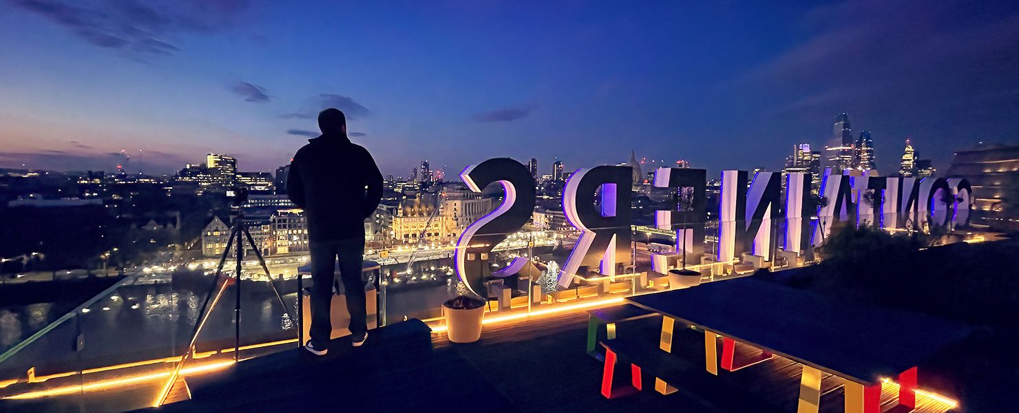 BTS Sea Containers Shooting Cityscape London Rooftop Paul Reiffer Night Skyline Phase One England St Pauls Sign