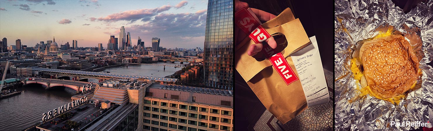 London Drone Sea Containers City Skyline St Pauls Five Guys Bad Burger Hungry Phase One Paul Reiffer Photography 2021