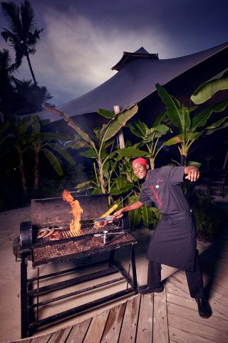Niyama Maldives Private Island BBQ Tribal Chef Restaurant Team Talent Staff People Profiles Lobby Hotel Hospitality Photography Luxury Resort Paul Reiffer Commercial Photographer
