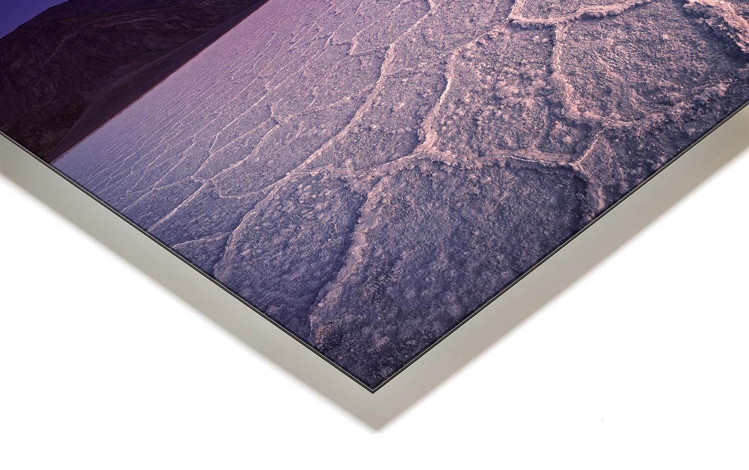 beyond Death Valley Salt Flats California USA buy limited edition photograph landscape Full Acrylic Aluminium Metal Frame Paul Reiffer
