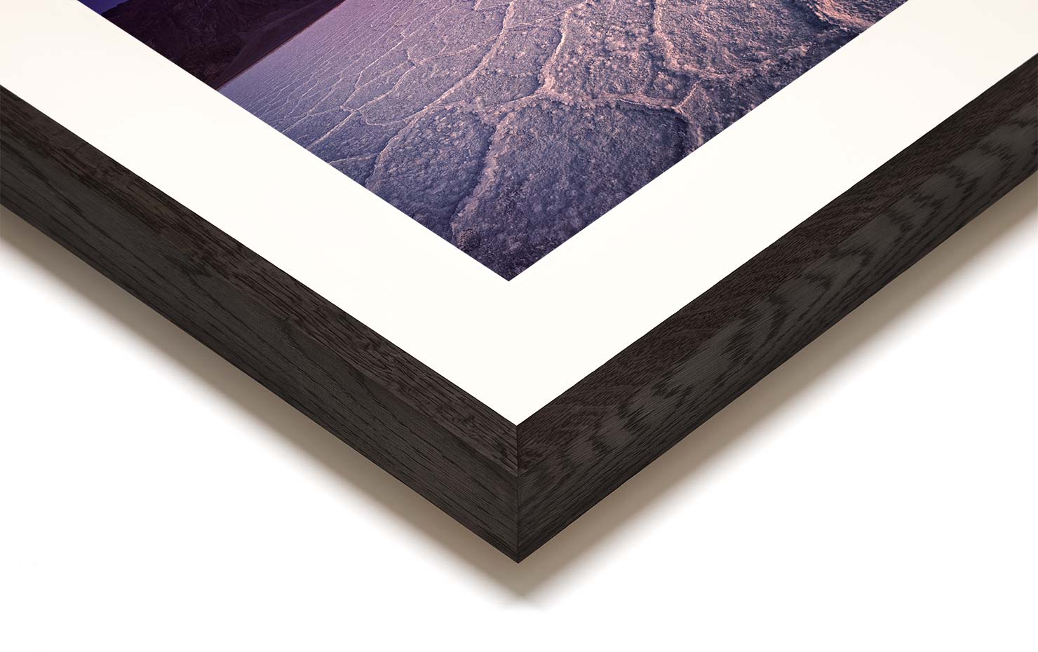 beyond Death Valley Salt Flats California USA buy limited edition photograph landscape Full Dark Solid Wood Frame Paul Reiffer
