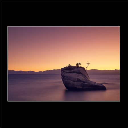 product image socially distant bonsai rock lake tahoe sunrise buy limited edition print paul reiffer photograph photography