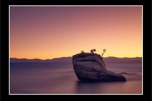 product image socially distant bonsai rock lake tahoe sunrise buy limited edition print paul reiffer photograph photography