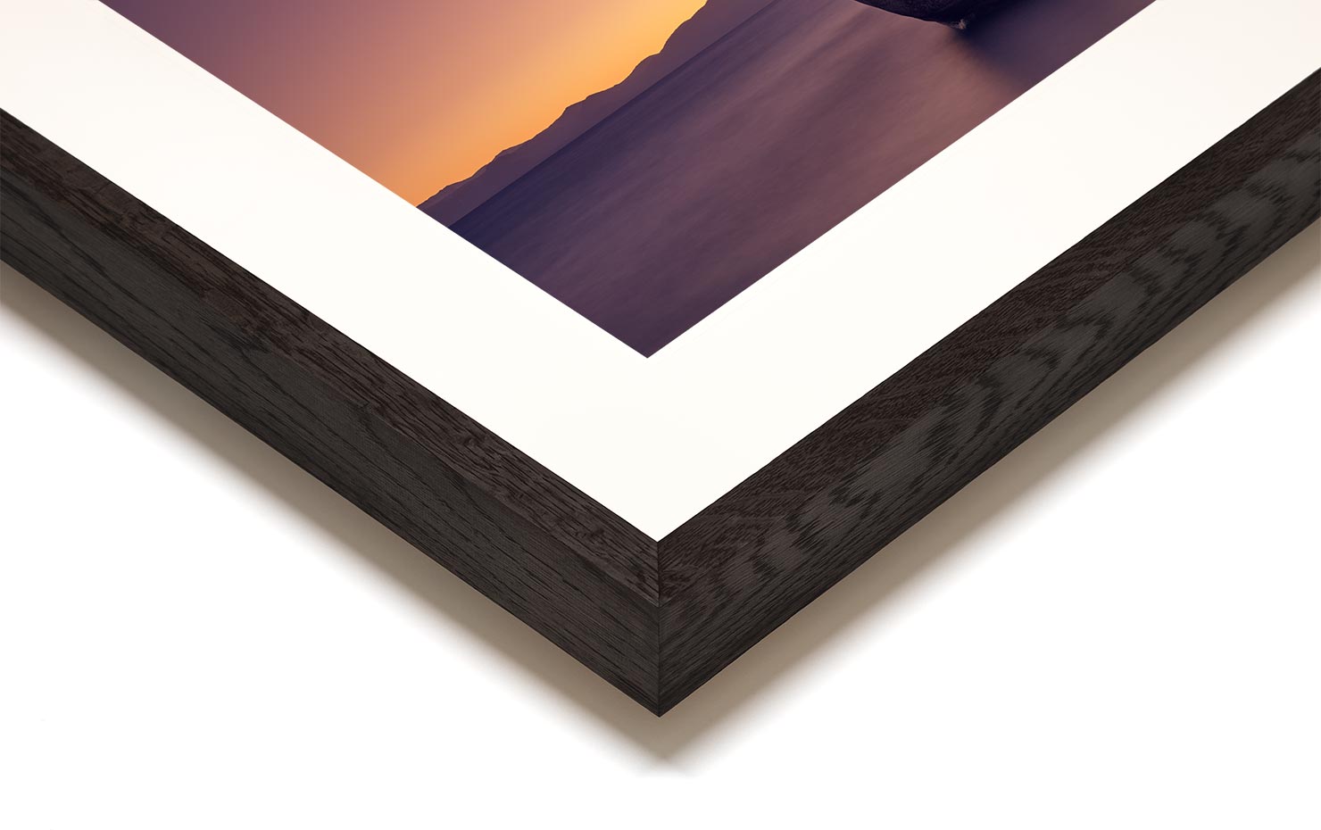 socially distant bonsai rock Lake Tahoe buy limited edition photograph landscape Full Dark Solid Wood Frame Paul Reiffer