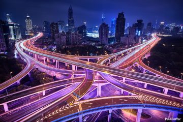 Shanghai Calling Yanan Road Freeway Lights Traffic Long Exposure Iconic Paul Reiffer Cityscape Photographer Guide Learn How Tips Tricks Phase One Night City Top 10