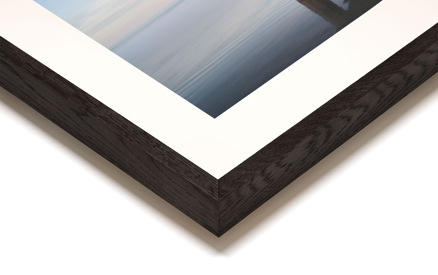 Journeys End La Jolla Scripps Pier Jetty California buy limited edition photograph landscape Full Dark Solid Wood Frame Paul Reiffer