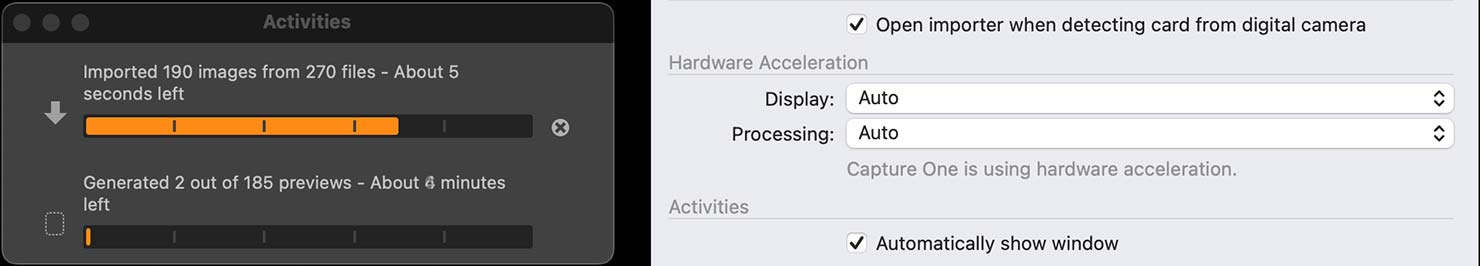 Capture One Import Speed Test Apple Mac Studio M1 Ultra Max 20 Core CPU GPU Comparison Phase One Raw File Benchmark Intel Compare Difference Paul Reiffer Review Photography