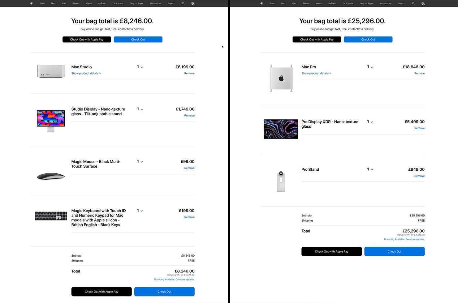 Mac Pro Mac Studio Comparison Pricing Apple Benchmark New Launch Workstation Display XDR M1 Ultra Xeon 16 Core 20 Silicon 2022 2020 Intel Paul Reiffer Review Photographers