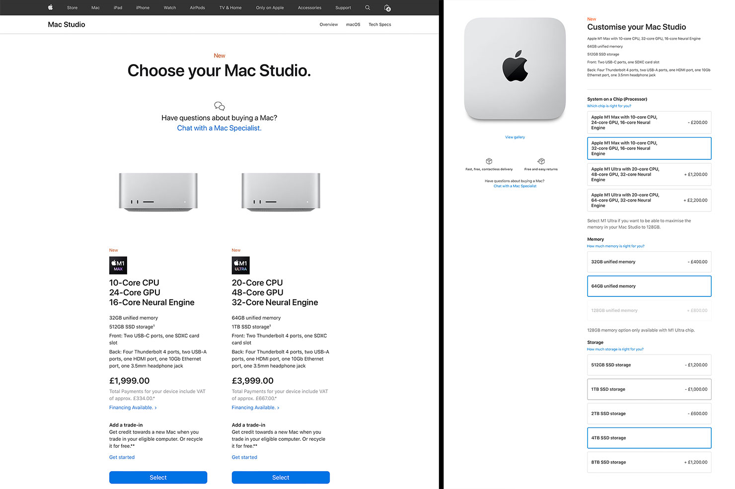 Mac Studio M1 Ultra vs 24-inch iMac M1: Specs comparison - Reviewed