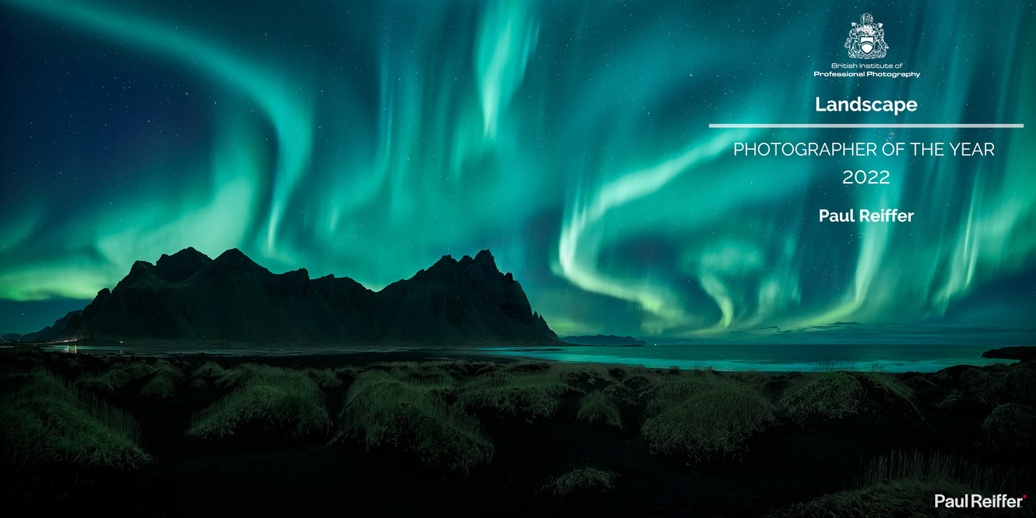Aura Iceland Landscape Photographer Of The Year 2022 Paul Reiffer Architectural Industrial BIPP British Institude Of Professional Photography Commercial Awards National Print Fine Art