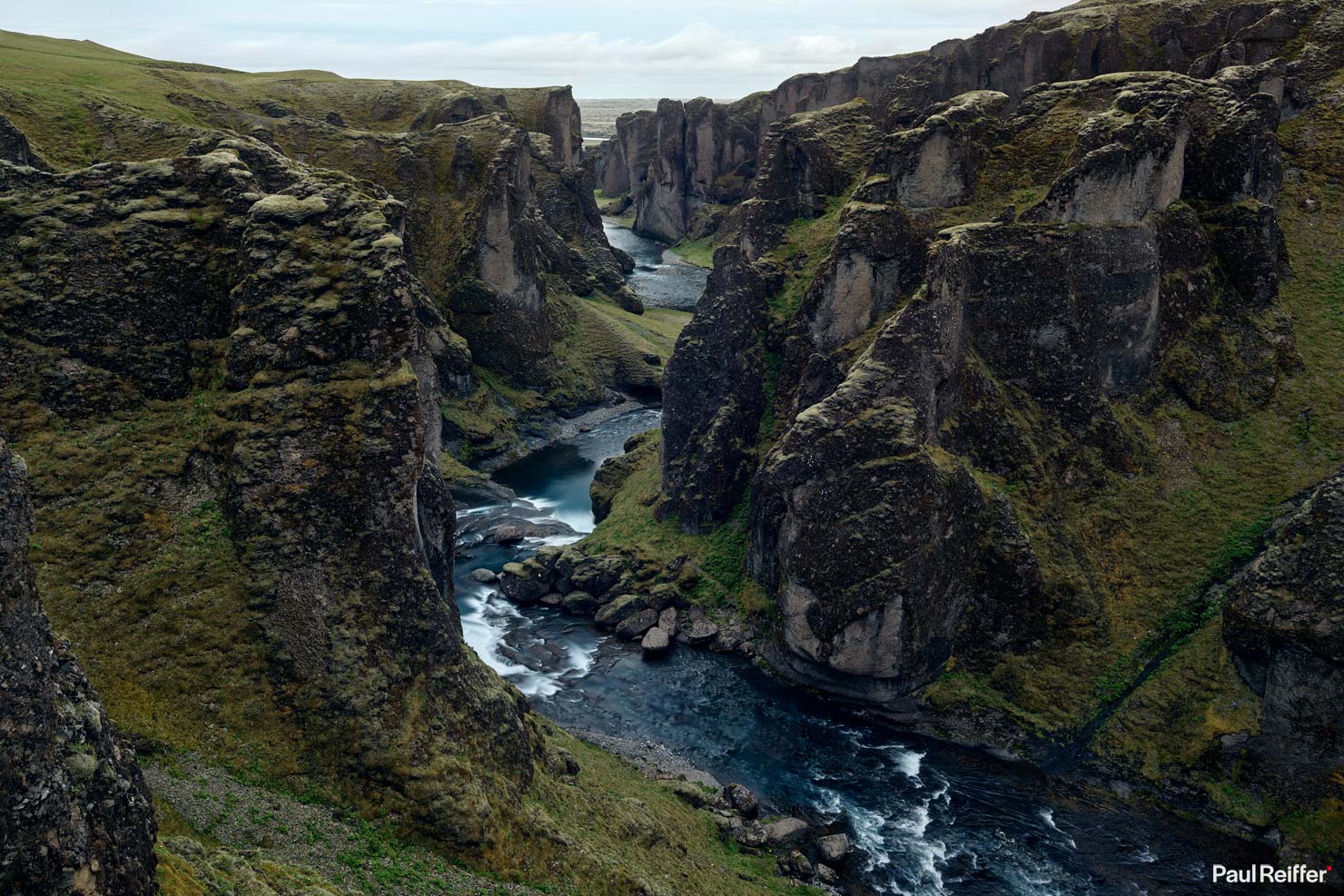 Iceland Fjadrargljufur Canyon P0005729 Paul Reiffer Phase One Photographer Capture One iPad Demo BTS Medium Format Image