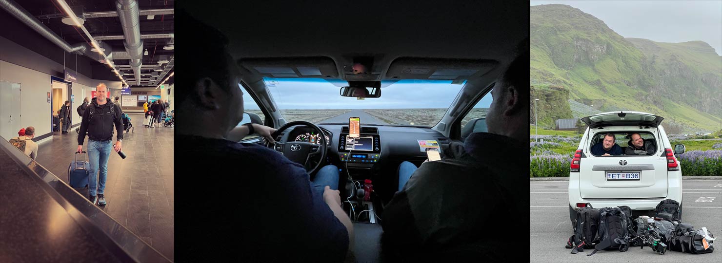 iPhone Car Arrival Weather David Grover Paul Reiffer Capture One iPad Iceland Midnight Sun Video Shoot Behind The Scenes BTS Filming