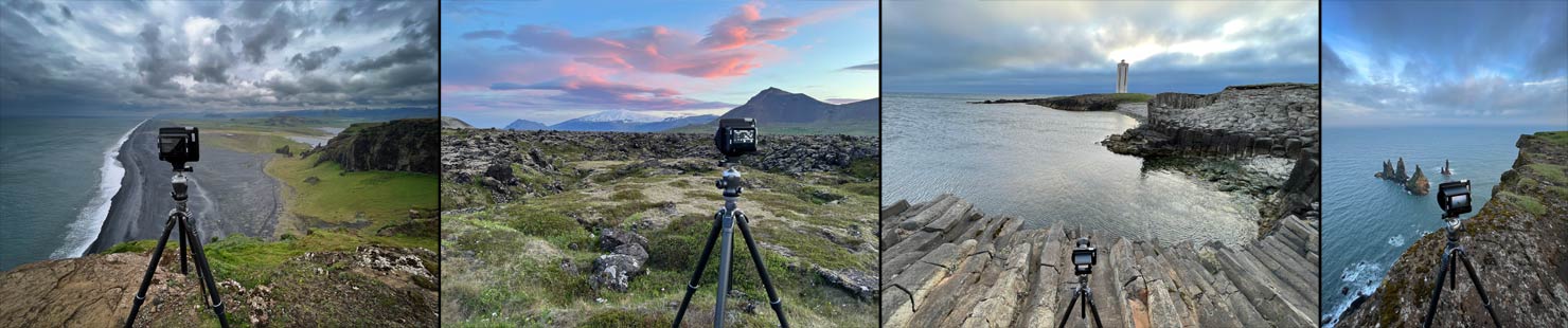 iPhone Cliffs Phase One Camera Paul Reiffer Capture One iPad Iceland Midnight Sun Video Shoot Behind The Scenes BTS Filming