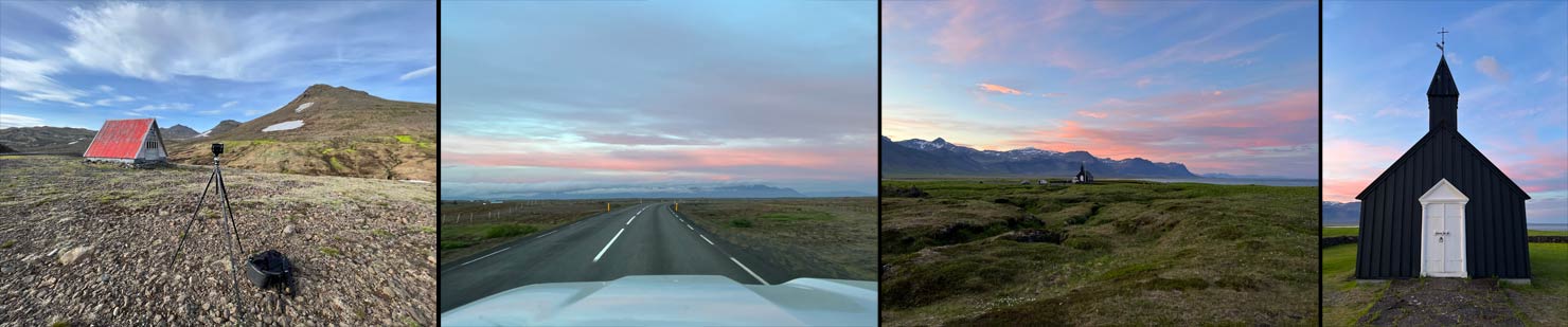 iPhone Drive Budir Black Church Mountain Cabin Paul Reiffer Capture One iPad Iceland Midnight Sun Video Shoot Behind The Scenes BTS Filming